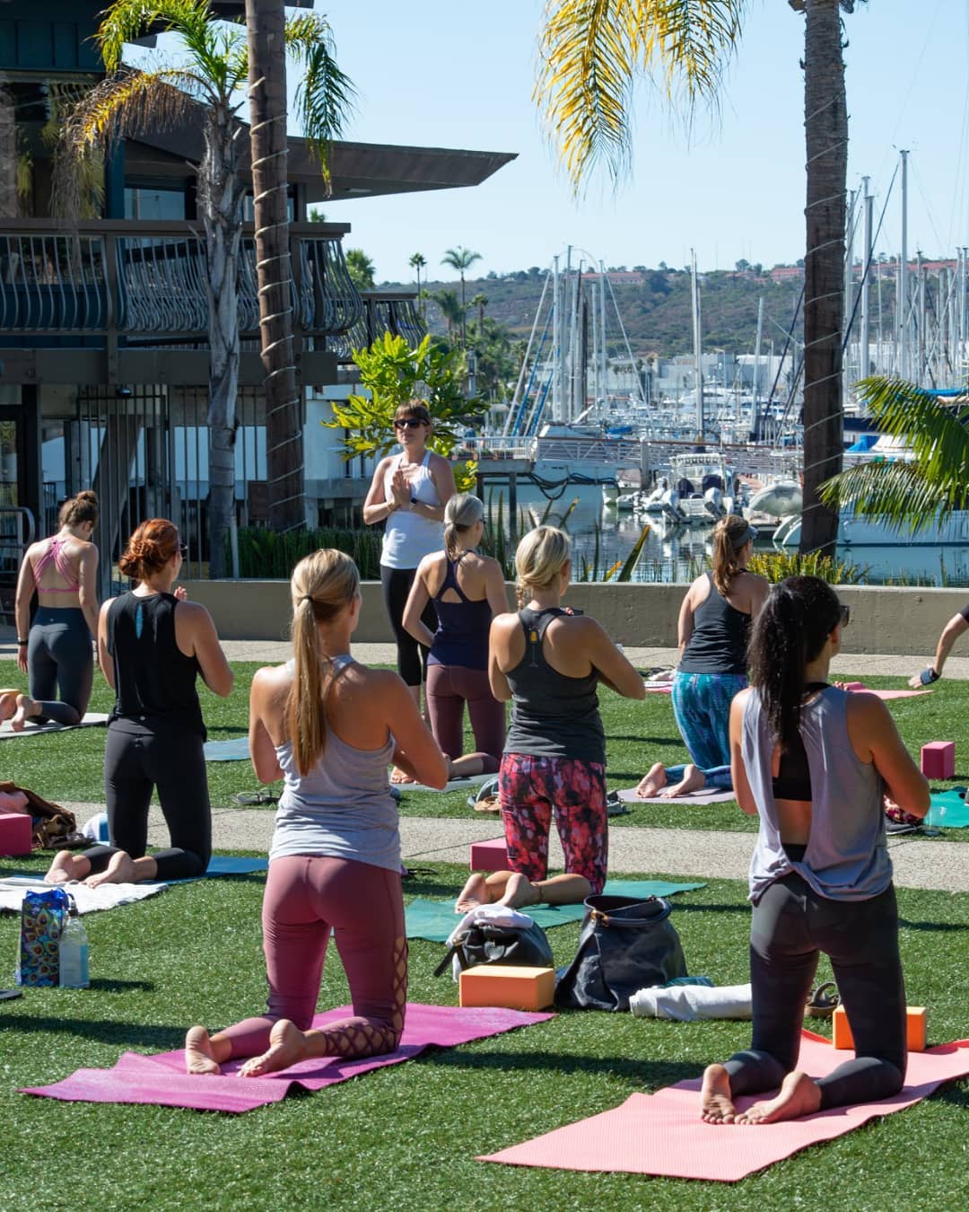 yoga outside