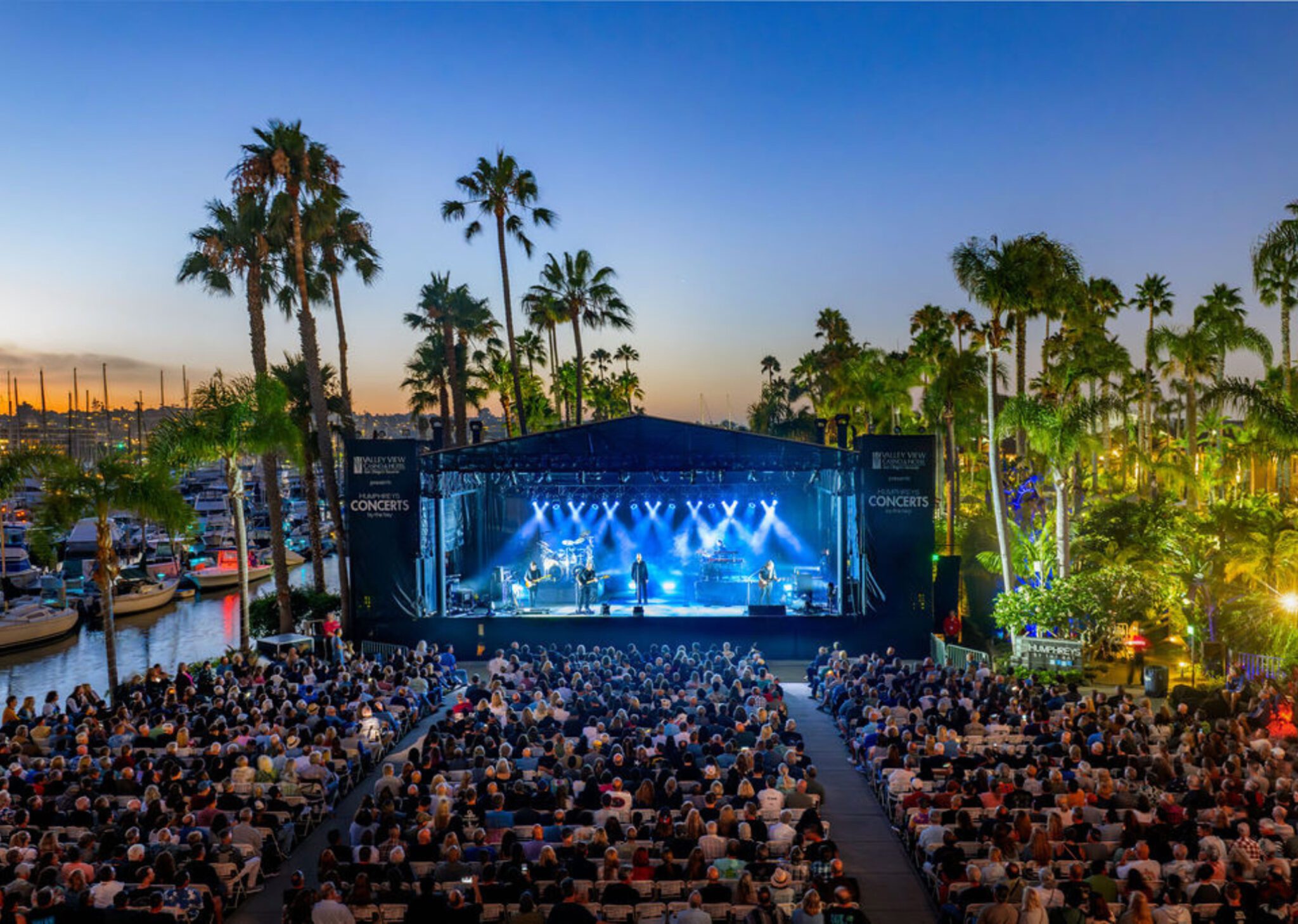 outdoor concert at Humphreys