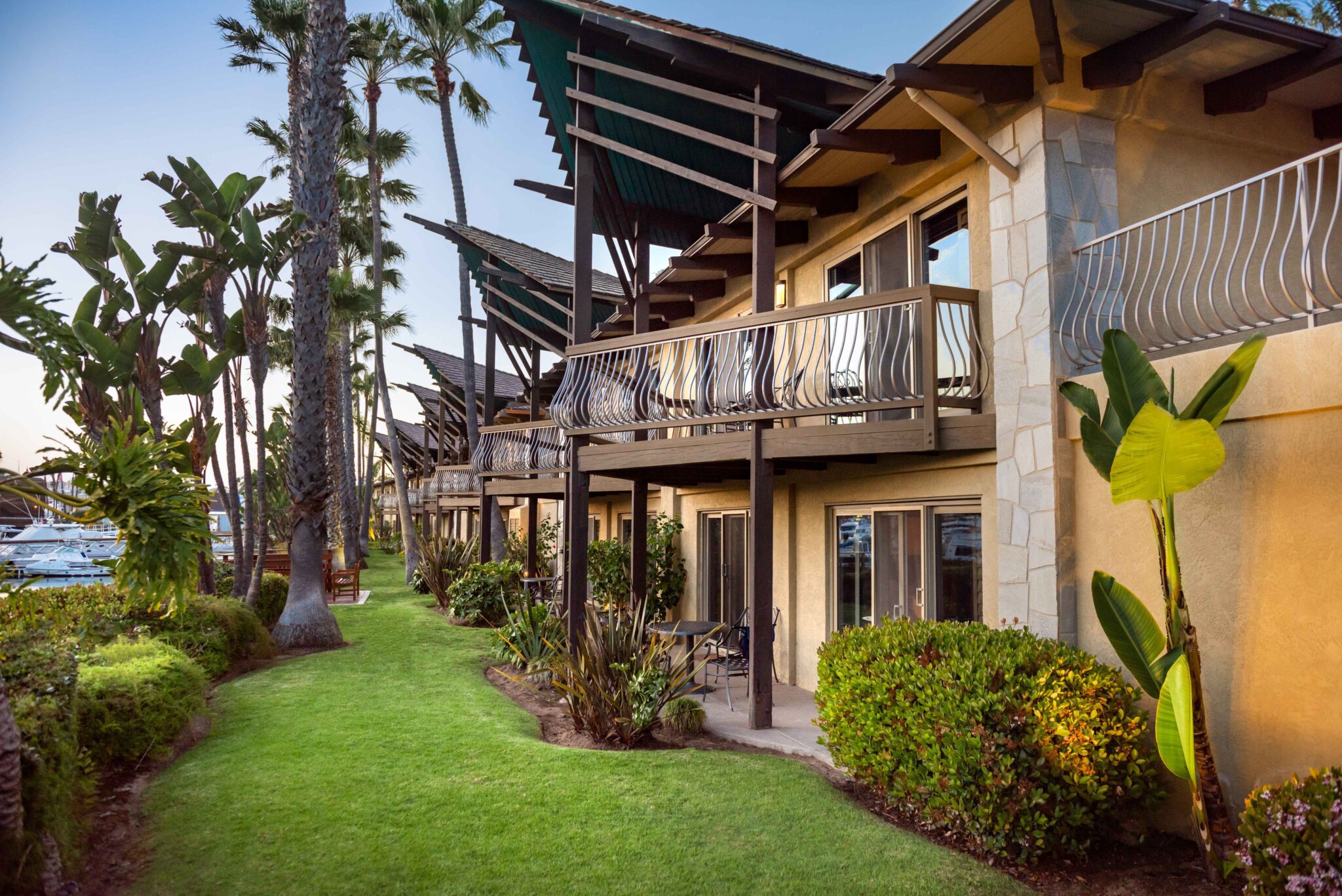 Balconies from outside