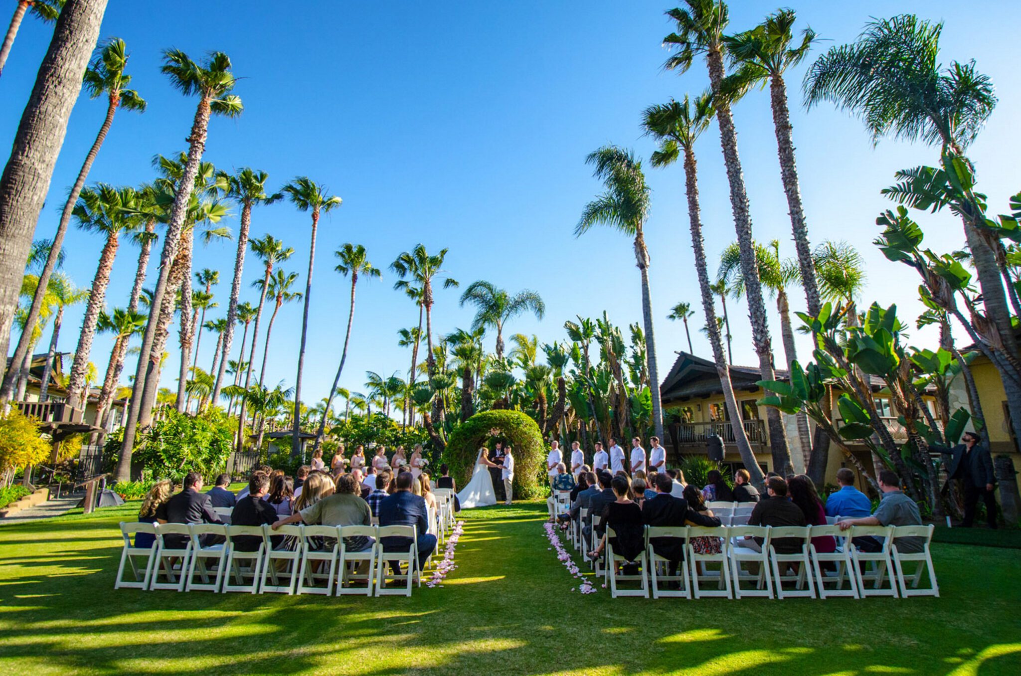 outdoor wedding ceremony