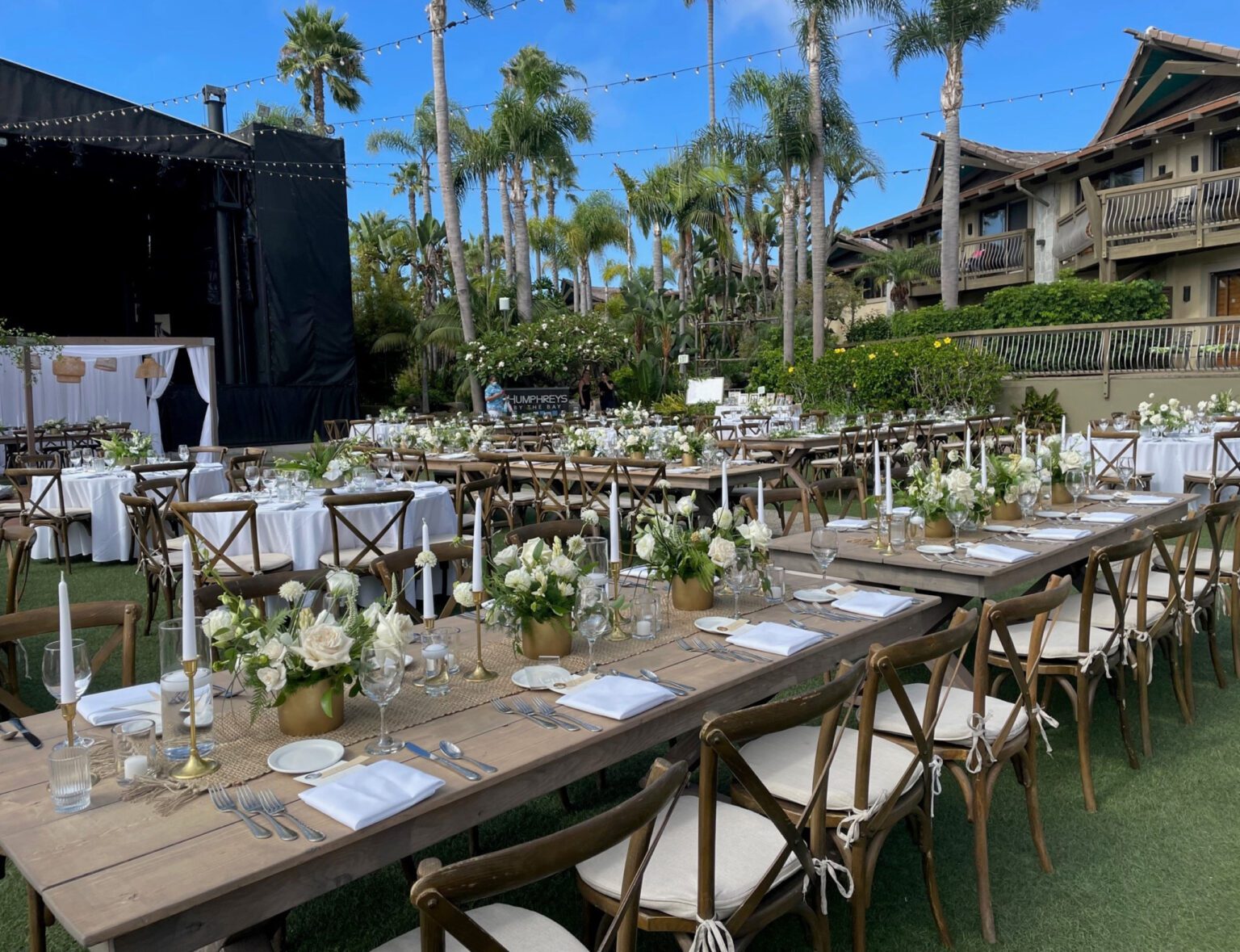 Wedding table Setup