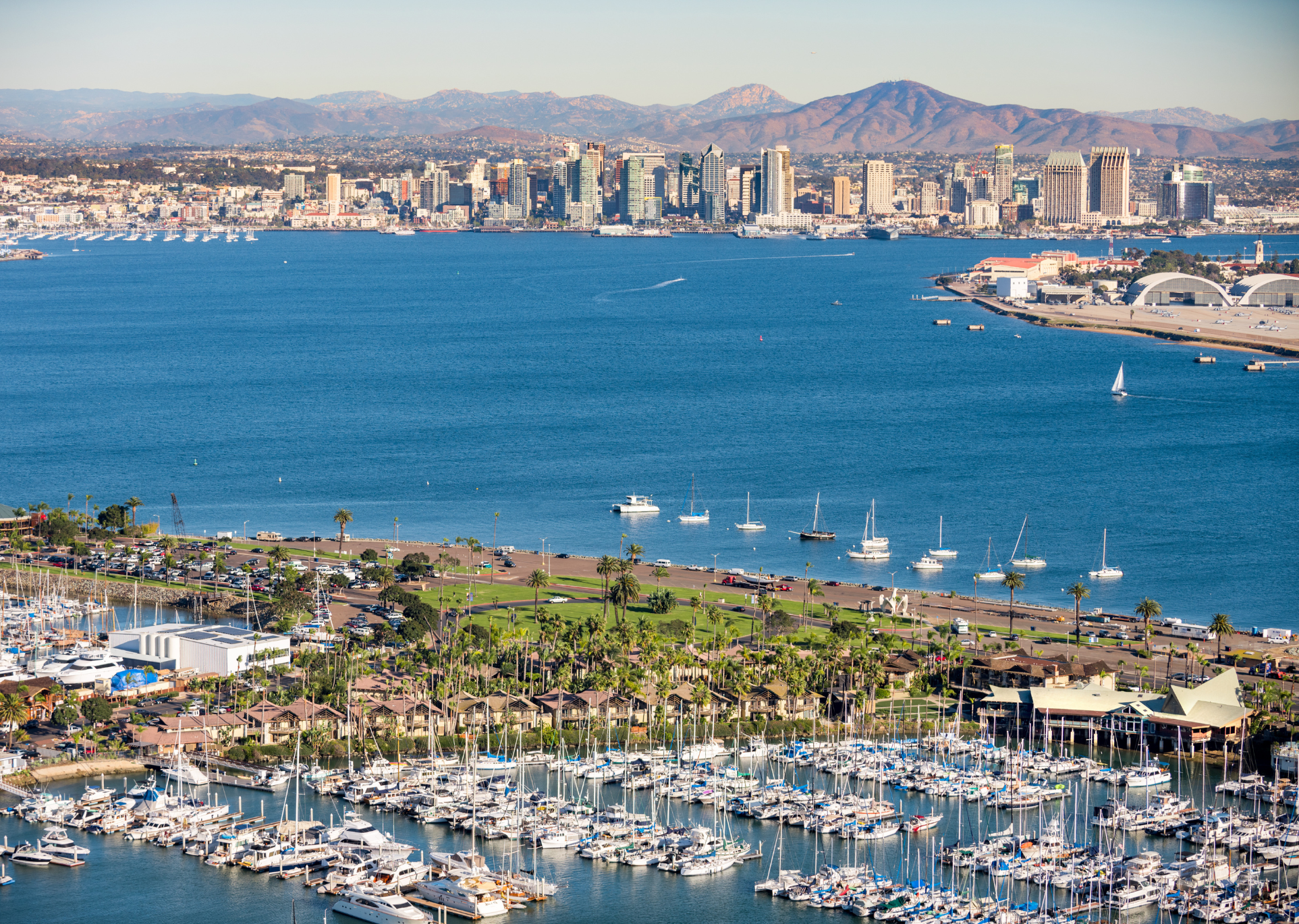 aerial view of shelter island