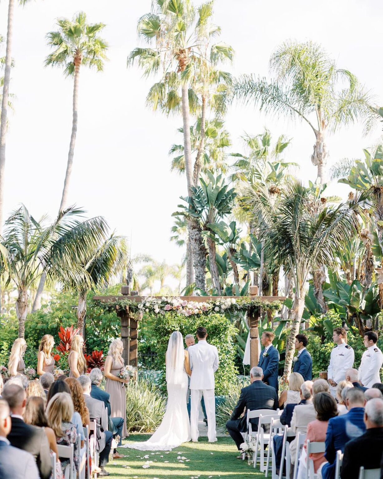 outdoor wedding ceremony