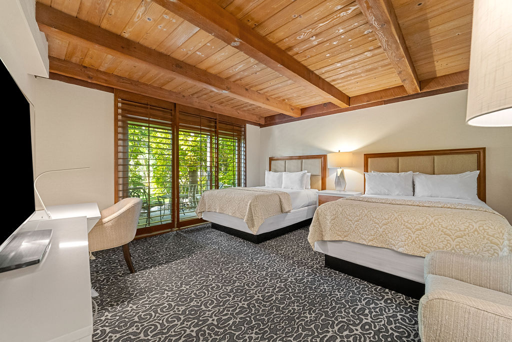 Two queen standard guest room