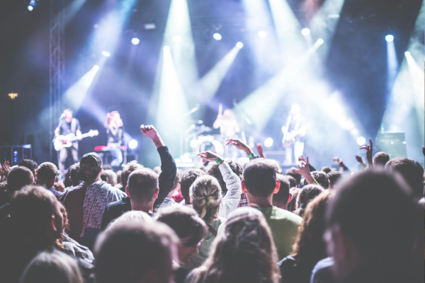 crowd at a concert