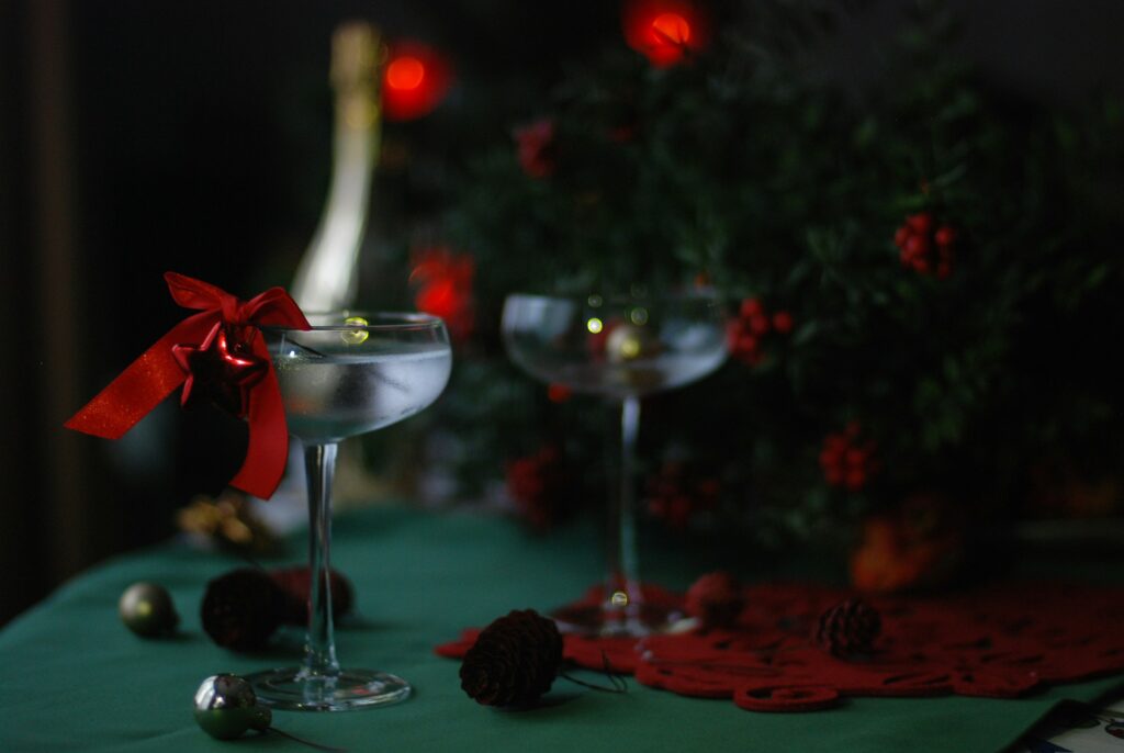 a christmas cocktail