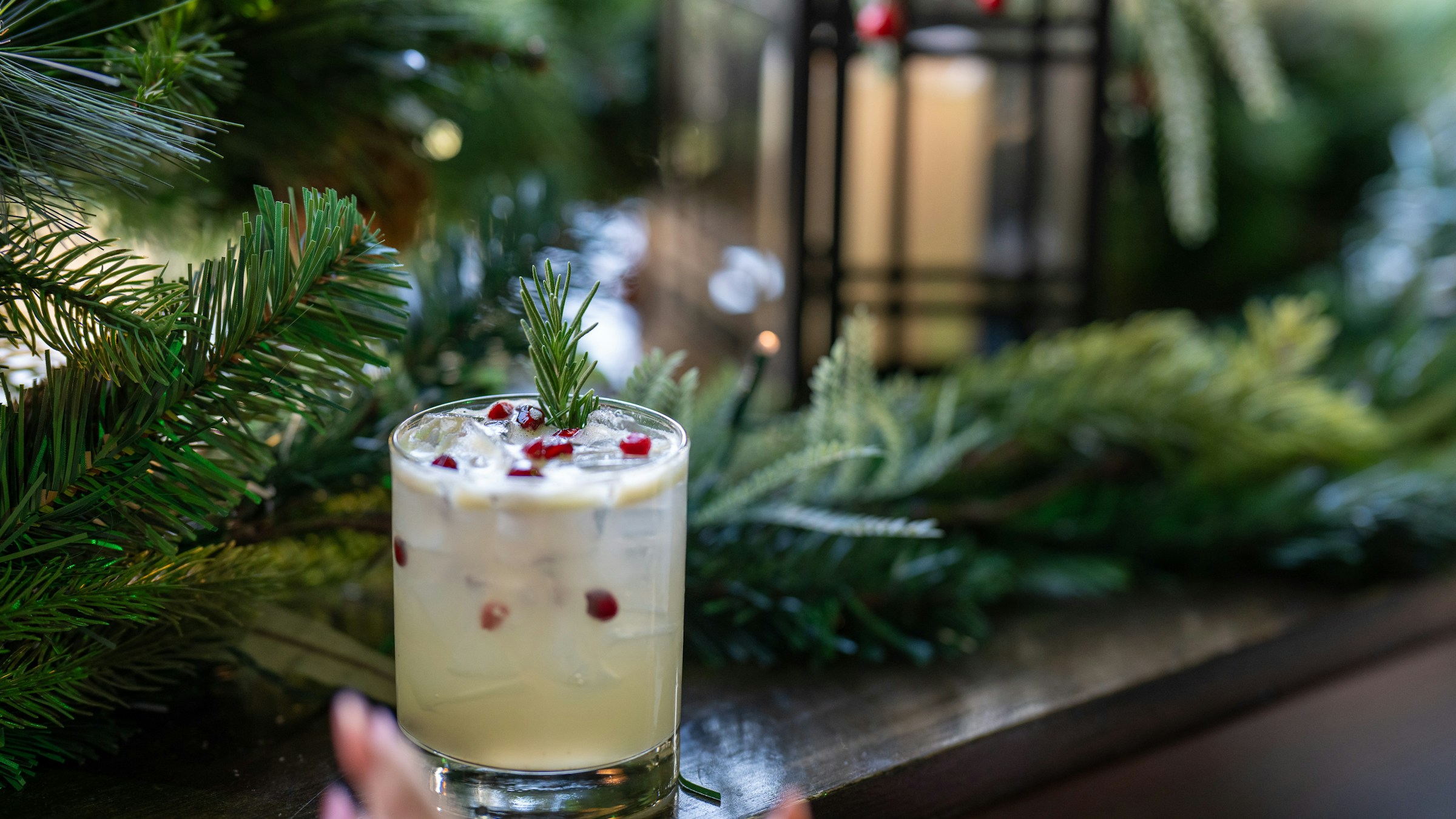 a christmas cocktail