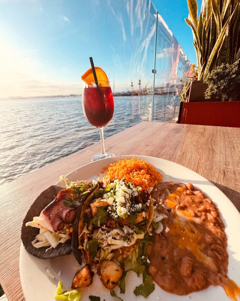 Food at Portside Pier San Diego